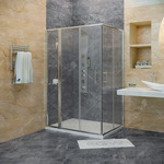 Душевое ограждение RGW HO-43 100х130 см 03064303-11 (стекло 8 мм), хром/прозрачное - фото 