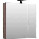 Пенал подвесной Aquanet Нью-Йорк 35 см 203956, орех - фото 7