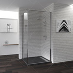 Душевое ограждение RGW PA-33 100х100 см 04083300-11, хром/прозрачное - фото 