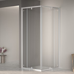 Душевое ограждение RGW PA-38 100х100 см 06083800-11, хром/прозрачное - фото 