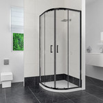 Душевое ограждение RGW CL-53B 90х90 см 06095399-14, черный/прозрачное - фото 