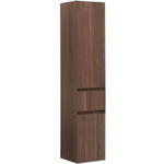 Тумба подвесная с раковиной Aquanet Нью-Йорк 60 см 203945, орех - фото 3