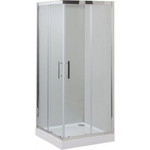 Душевое ограждение Aquanet Delta Cube NPE1142 90x90 см (стекло 8 мм), хром/прозрачное - фото 