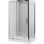 Душевое ограждение Aquanet Delta NPE1131 140x80 см (стекло 8 мм), хром/прозрачное - фото 