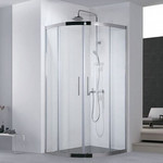 Душевое ограждение Aquanet Delta NPE2142 100x100 см (стекло 8 мм), хром/прозрачное - фото 