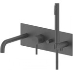 Смеситель для ванны Paffoni Light LIG001NO, чёрный матовый - фото 