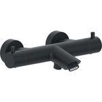 Смеситель для ванны с термостатом Paffoni Light LIQ022NO, чёрный матовый - фото 