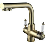 Смеситель для кухни Lemark Villa LM4861B, бронза - фото 