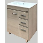 Тумба напольная с раковиной Comforty Марио 75 см, сосна лоредо - фото 