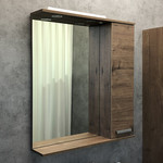 Пенал напольный Comforty Марио 40 см, дуб тёмный - фото 5