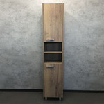 Тумба напольная с раковиной Comforty Марио 60 см, дуб тёмный - фото 3