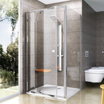 Душевое ограждение Ravak Pivot PPS+PDOP2 80х120 см, сатин/прозрачное - фото 