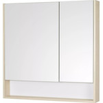 Тумба подвесная с раковиной Акватон Сканди 90 см 1A2519K0SDB20, белый/дуб верона - фото 2