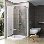 Душевое ограждение Ravak Pivot PSKK3 80x80 см 37644100Z1 белый/хром/прозрачное - фото 