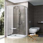 Душевое ограждение Ravak Pivot PSKK3 80x80 см 37644101Z1 белый/прозрачное - фото 