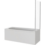 Шторка для ванны Bas Screen WTW-150-C-CH 1500х1400 мм, хром/прозрачное - фото 2