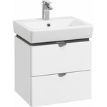 Тумба подвесная с раковиной Акватон Скай 60 см 1A2382K1SY010 - фото 