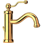 Смеситель для раковины Paini Duomo 88OP211, золото - фото 