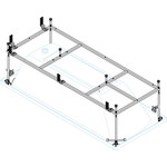 Ванна акриловая Cezares Plane Solo Mini 150x70 см PLANE SOLO MINI-150-70-42, Размер - мм: 1500х700 - фото 3