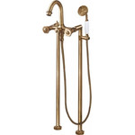 Смеситель для ванны Cezares APHRODITE-VDP-02-S1, бронза, Цвет производителя: бронза - фото 