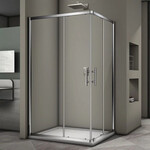 Душевое ограждение Veconi Rovigo 100х90 см RV30-10090PR-01-19C3, хром/прозрачное - фото 