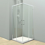 Душевое ограждение Veconi Rovigo 90x90 см RV47-90-01-C4, хром/прозрачное - фото 