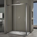 Душевое ограждение Veconi Rovigo 120х70 см RV063-12070PR-01-19C3, хром/прозрачное - фото 