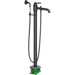 Смеситель для ванны Timo Arisa 5300/03Y-CR, черный матовый - фото 