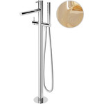 Смеситель для ванны Cezares CZR-B-VDP-03, золото - фото 