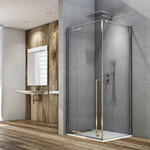 Душевое ограждение Aquanet Ideal AE-AXC10MZ-S-С 100x100 см (стекло 8 мм), хром/прозрачное - фото 