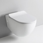 Унитаз подвесной безободковый ArtCeram File 2.0 FLV004 01 30, белый, Цвет производителя: белый - фото 