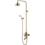 Душевая стойка Lemark Brava LM4762G, золото - фото 