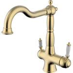 Смеситель для кухни Lemark Villa LM4858B, бронза - фото 