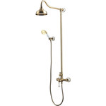 Душевая стойка Lemark Villa LM4860B, бронза - фото 