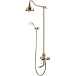 Душевая стойка Lemark Villa LM4862B, бронза - фото 