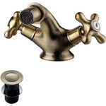 Смеситель для раковины Lemark Vintage LM2806B, бронза - фото 5