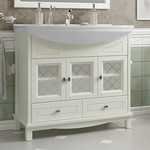 Тумба напольная с раковиной Opadiris Омега 85 см, слоновая кость - фото 