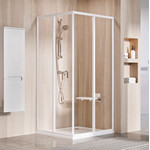 Душевое ограждение Ravak Supernova SRV2-S+SRV2-S-75x75 см 14V301O211 белый/pearl - фото 