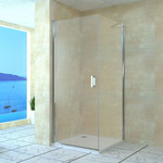 Душевое ограждение RGW LE-34 90x100 см 06123490-11, хром/прозрачное - фото 