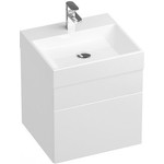 Тумба подвесная с раковиной Ravak SD Natural 50 см X000001051, белый - фото 