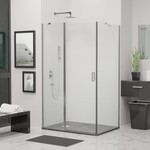 Душевое ограждение RGW LE-44 100х80 см 06124408-11, хром/прозрачное - фото 