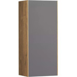 Тумба подвесная с раковиной Акватон Сохо 75 см 1A258101AJA00, графит/дуб веллингтон - фото 3