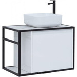 Тумба подвесная со столешницей Aquanet Nova Lite Loft 75 см 261649, белый R - фото 