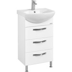 Тумба напольная с раковиной Акватон Ария 50Н см 1A1402K0AA010, белый - фото 