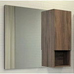 Тумба подвесная с раковиной Comforty Бордо 90 см, дуб тёмно-коричневый - фото 2