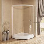 Душевое ограждение Радомир Найт 90x90 см, белый/матовое - фото 