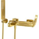 Смеситель для раковины высокий WasserKraft Sauer 7103H, золото - фото 2