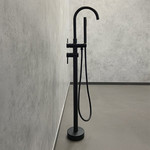 Смеситель для ванны Comforty FE018M-CMT, черный матовый, Цвет производителя: чёрный матовый - фото 