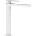 Смеситель для раковины высокий AQG Alpha 01ALP120BL, белый матовый - фото 