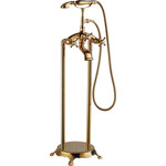 Смеситель для ванны Abber Klassik AF8415G, золото - фото 